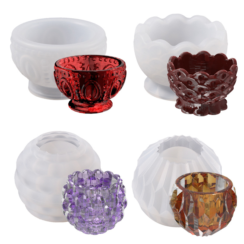Coaster Mold Round - Caja de almacenamiento redonda, molde de