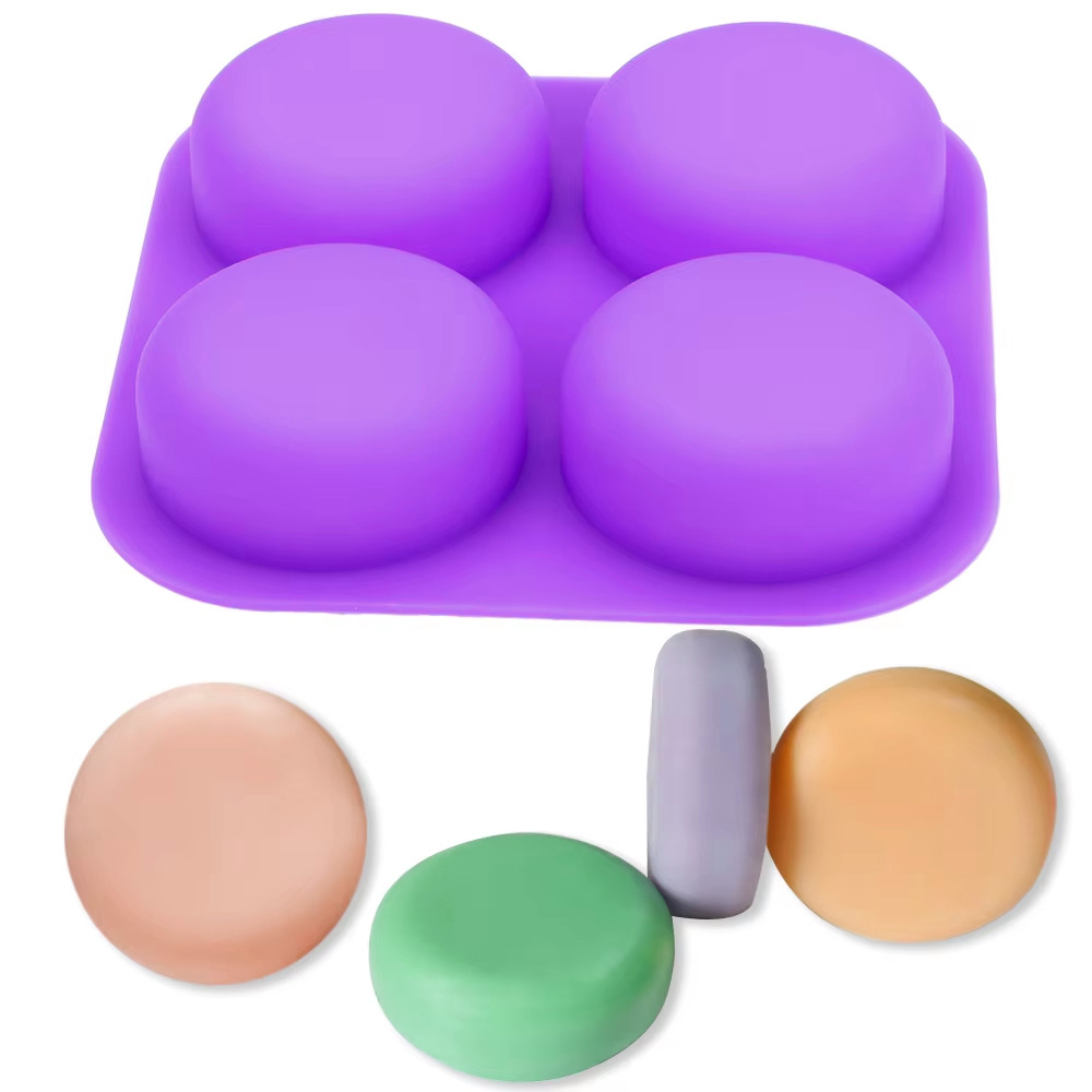 Coaster Mold Round - 1-2 Moldes de Silicona Redondos Reutilizables