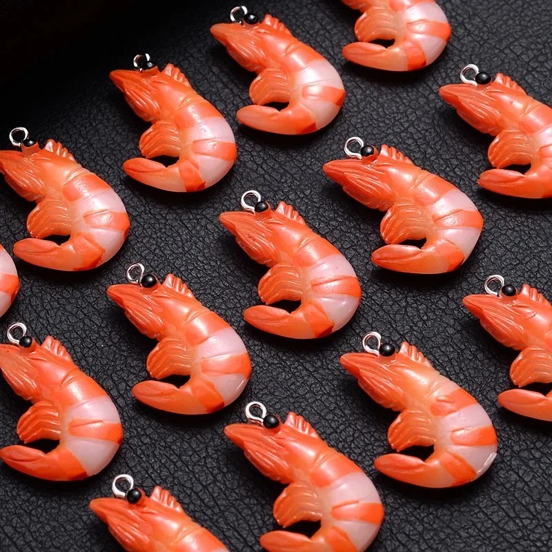 Resin Craft Projects - 10 Piezas de Dijes de Langosta