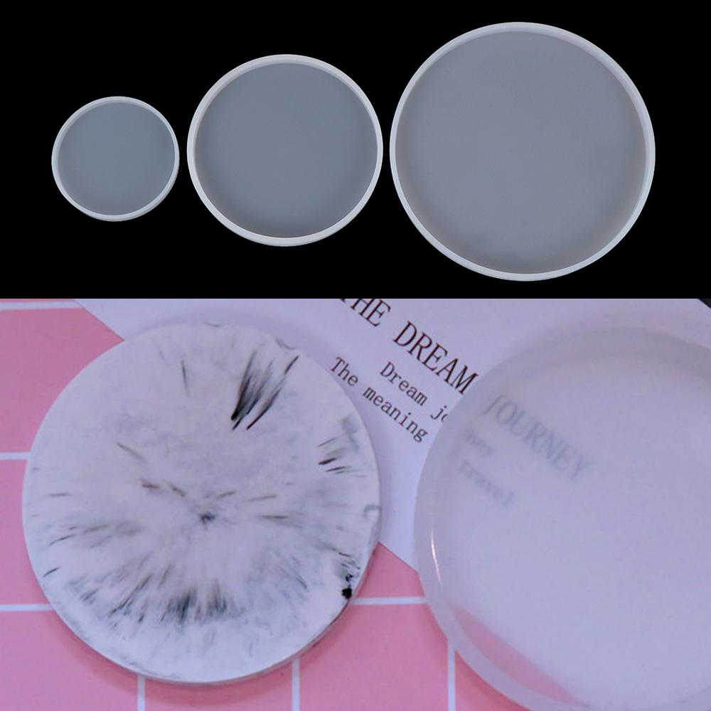 Molde de silicona para arte co - Coaster Mold Round reseña y precio