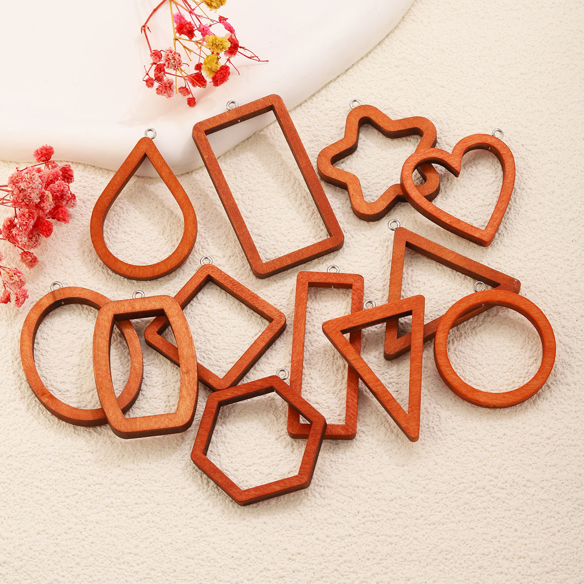 10PCS Dijes Geométricos de Mad - Resin Craft Projects reseña y precio